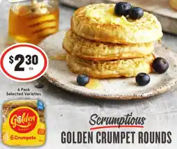 IGA Golden crumpet rounds offer