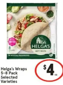 IGA Helga's Wraps offer