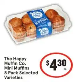 IGA The Happy Muffin Co.Mini Muffins offer