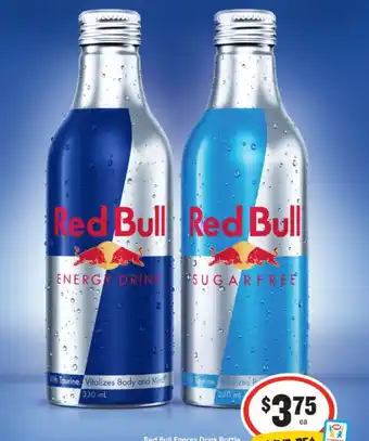 IGA Red Bull Energy Drink Bottle offer