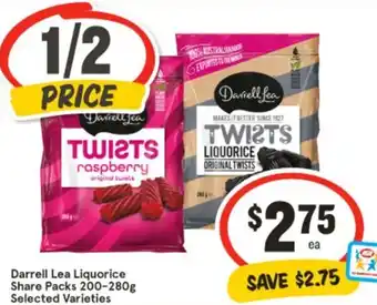 IGA Darrell Lea Liquorice offer