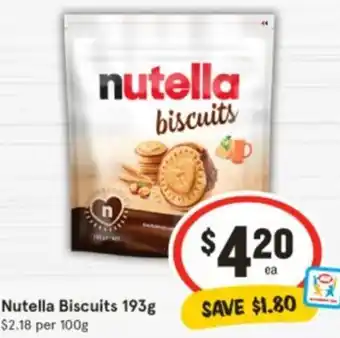 IGA Nutella Biscuits offer