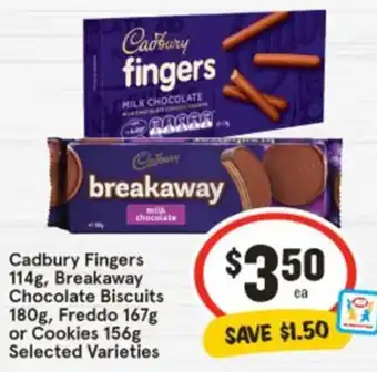 IGA Cadbury fingers offer