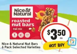 IGA Nice & Natural Nut Bars offer