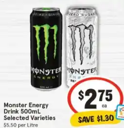 IGA Monster Energy Drink offer