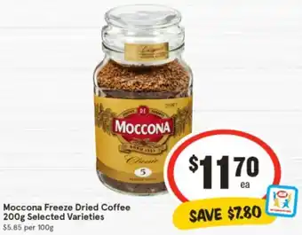 IGA Moccona Freeze Dried Coffee offer