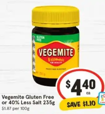 IGA Vegemite Gluten Free offer