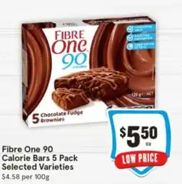 IGA Fibre one 90 Calorie offer