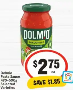 IGA Dolmio Pasta Sauce offer