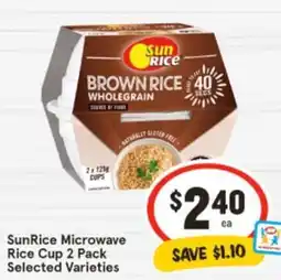 IGA SunRice Microwave Rice Cup offer