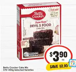 IGA Betty Crocker Cake Mix offer