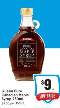 IGA Queen Pure Canadian Maple Syrup offer