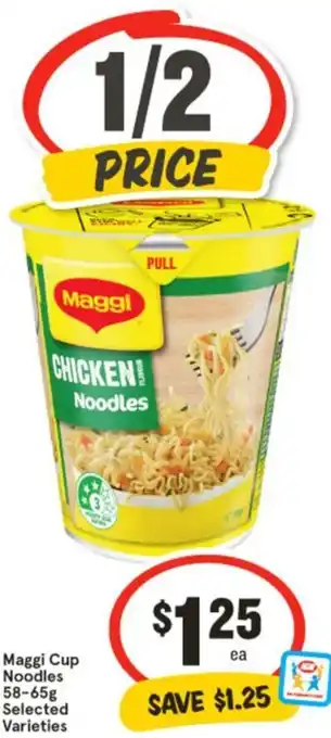 IGA Maggi Cup Noodles offer