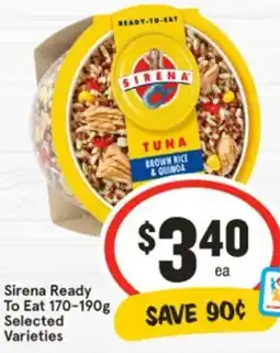 IGA Sirena Ready  To Eat offer