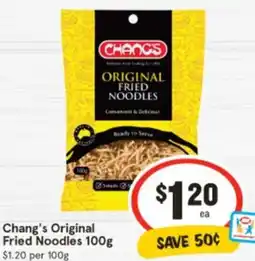 IGA Chang's Original Fried Noodles offer