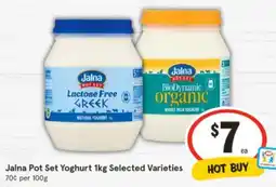 IGA Jalna Pot Set Yoghurt offer