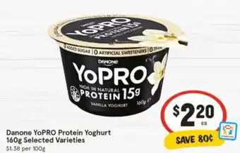 IGA Danone YoPRO Protein Yoghurt offer