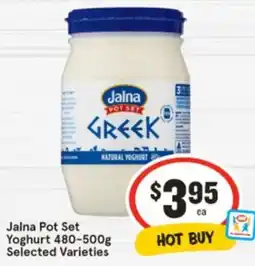 IGA Jalna Pot Set Yoghurt offer