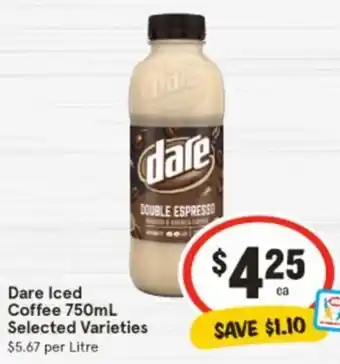 IGA Dare Iced Coffee offer