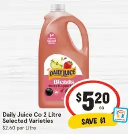 IGA Daily Juice Co offer