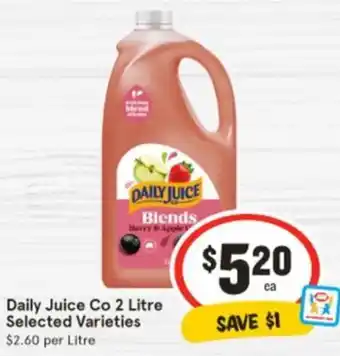 IGA Daily Juice Co offer