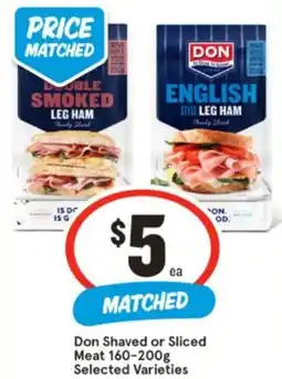 IGA Don Shaved or Sliced Meat offer