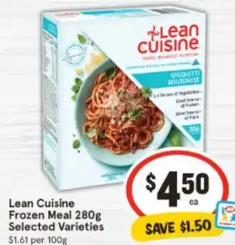 IGA Lean Cuisine Frozen Meal offer