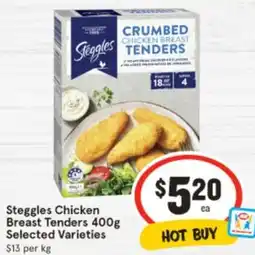 IGA Steggles Chicken Breast Tenders offer