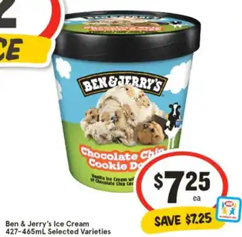 IGA Ben & Jerry's Ice Cream offer