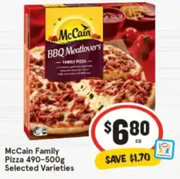 IGA McCain Family Pizza offer