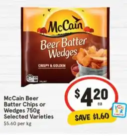 IGA McCain Beer Batter Wedges offer