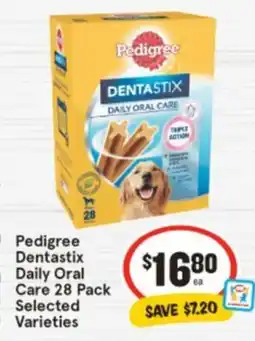 IGA Pedigree Dentastix Daily Oral Care offer