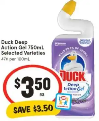 IGA Duck Deep Action Gel offer