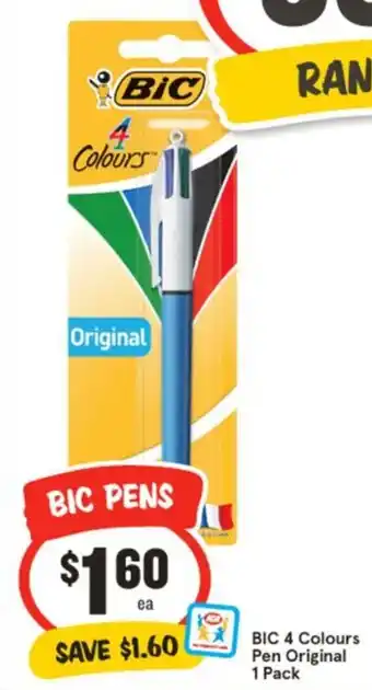 IGA BIC 4 Colours Pen Original offer