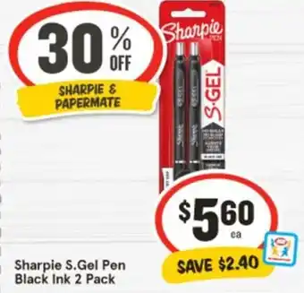 IGA Sharpie S.Gel Pen Black Ink offer