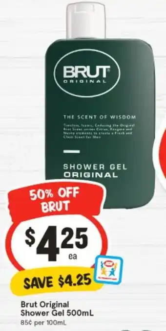 IGA Brut Original Shower Gel offer