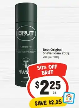 IGA Brut Original Shave Foam offer