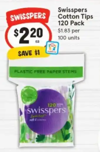 IGA Swisspers Cotton Tips offer