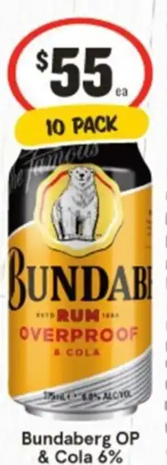 IGA Bundaberg OP & Cola 6% offer