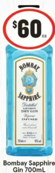 IGA Bombay Sapphire Gin offer