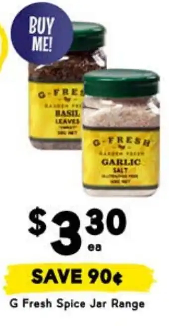 Drakes G Fresh Spice Jar Range offer