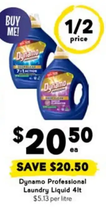 Drakes Dynamo Professional Laundry Liquid offer