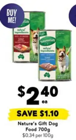 Drakes Nature's Gift Dog Food offer