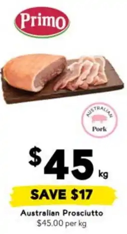 Drakes Australian Prosciutto offer