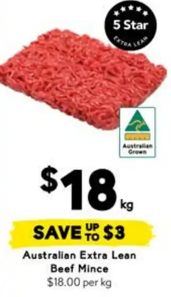 Drakes Australian Extra Lean Beef Mince offer