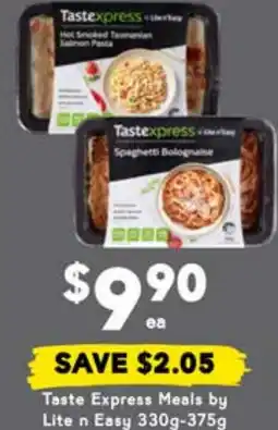 Drakes Taste Express Meals by Lite n Easy offer