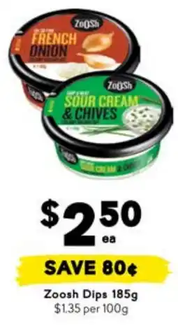 Drakes Zoosh Dips offer