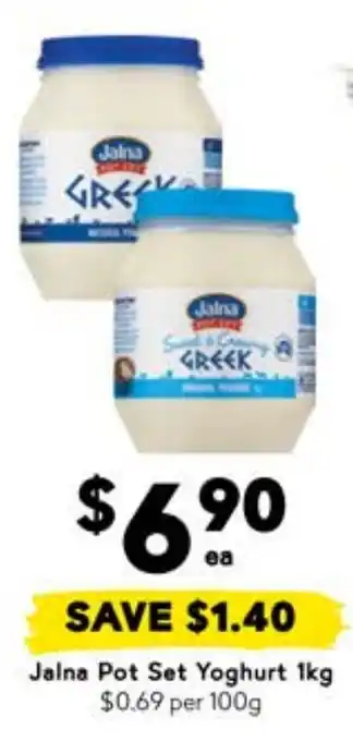 Drakes Jalna Pot Set Yoghurt offer