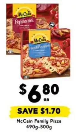 Drakes McCain Family Pizza offer