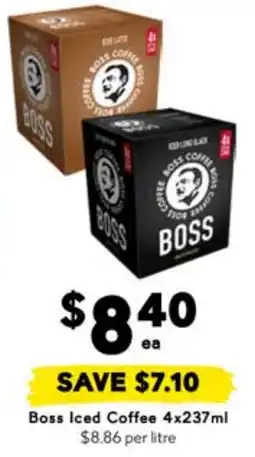 Drakes Boss Iced Coffee offer